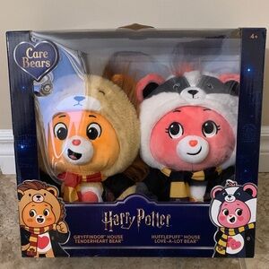 Care Bears Harry Potter Gryffindor and Hufflepuff Plush Set 25 years